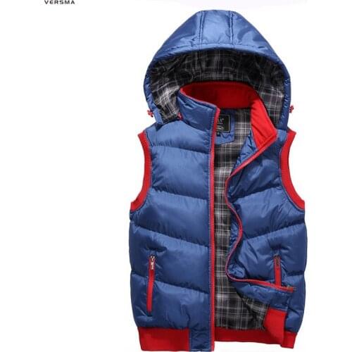 VERSMA Men's Down Vests