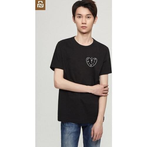 Youpin New Casual and comfortable t-shirt Original pattern Cotton breathable Men woman summer short sleeve