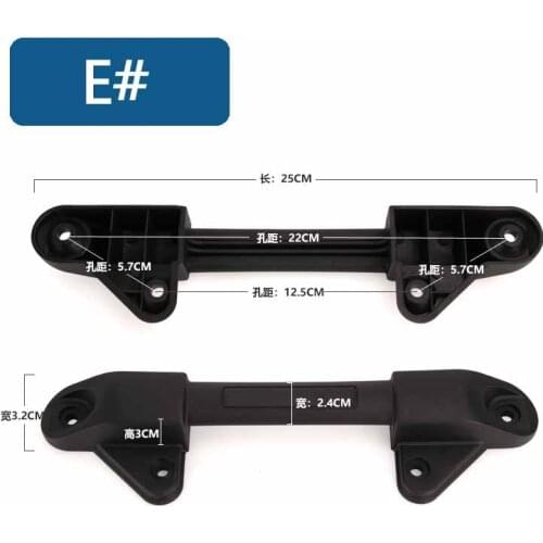 Black Replacement Plastic Luggage Suitcase Repair Part Accessorie Universal Foot Nail Pull Rod Box Suitcase Stud Foot Feet Pad