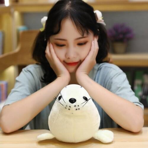 1pc 24CM Lovely Plush Sea Lion Panda Polar Bear Toys Stuffed Doll Soft Cute Aquatic Creatures Finger Toys Birthday Gift For Kids