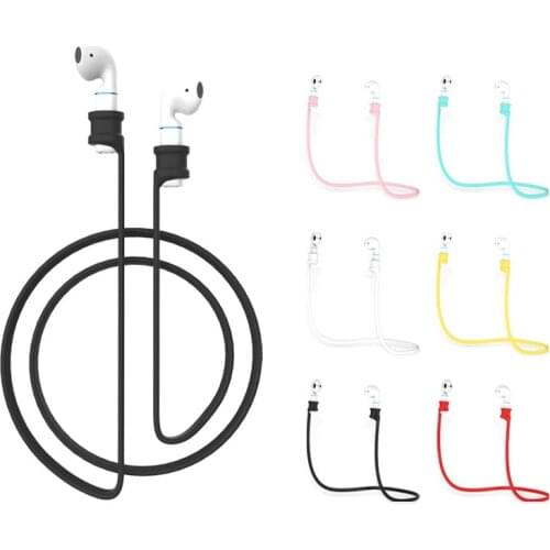 1PC Anti-Lost Silicone Earphone Rope Holder Cable For AirPods Wireless Bluetooth Headphone Neck Strap Cord String