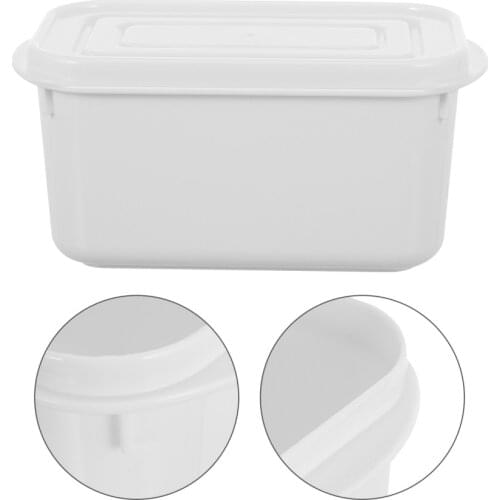 2pcs Home Butter Boxes Butter Containers Butter Holders Butter Cases (White)