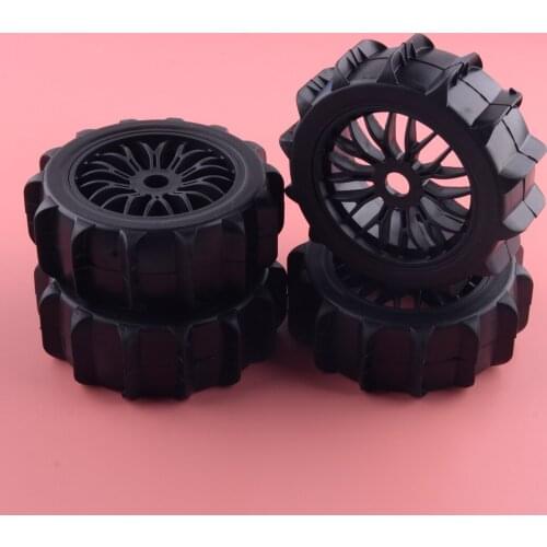 4pcs Hex 17mm Snow Sand Master Paddles Wheel Tires Fit For RC 1/8 Off Road Buggy Accessories