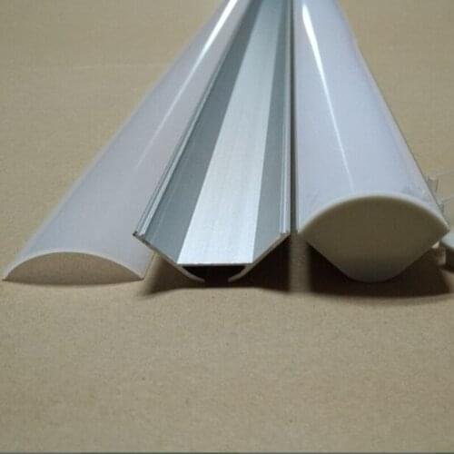 Free Shipping 70M/Lot 2M Aluminum Channel for LED Strip Light, Aluminum Profile with Milky/Clear Cover, Strip Housing