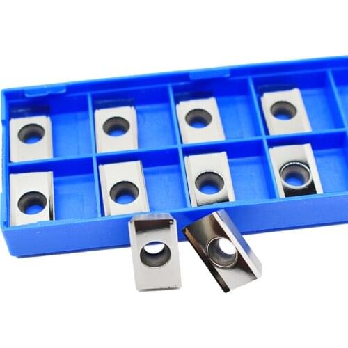 APKT1604 PDER MA H01 10pcs Aluminum cutter blade Insert Cutting Tool turning tool APK Tools AL +TIN Alloy wood