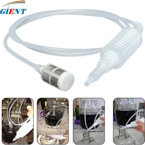 2M Household Kitchen Plastic Brew Syphon Liquid Siphon Food Grade Alcohol Distiller Filter Tube Tool Kitchen Wine Accessories