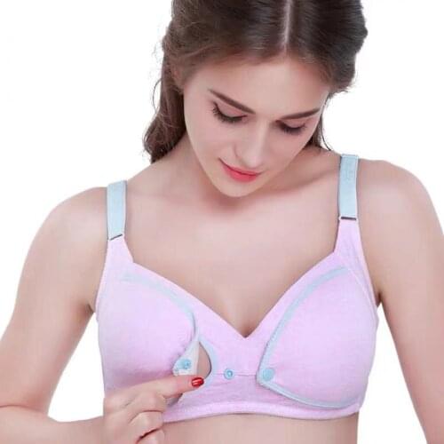 Cotton Maternity Nursing Bras Set Pregnant Breastfeeding Pregnancy Women Underwear Breast Feeding Bra soutien gorge allaitement