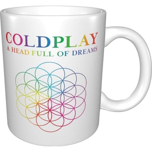 Coldplay A Head Full Of Dreams Black Top New With Mug Coffee Cup Coffee Mug Best Dad Custom Cups
