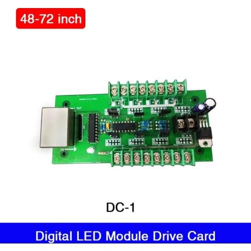 DC-1 digital LED module drive card /connect card with use for 42" inch to 72" inch numbers LED digital numbres module