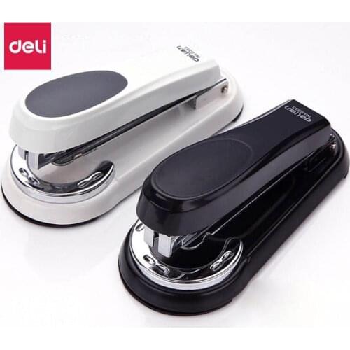 Deli 0333 rotatable stapler No.12 standard stapler school office stapler multifunctional student supplies