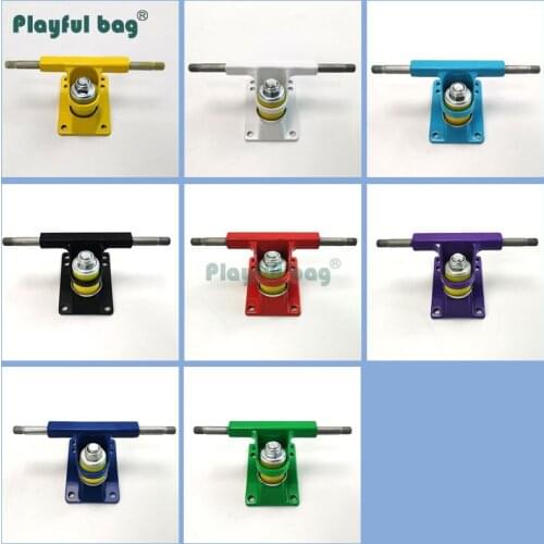 Playful Bag 1 Pair 3.25-inch children skateboard trucks four wheel longboard trucks Aluminum Skateboard bracket AMA42