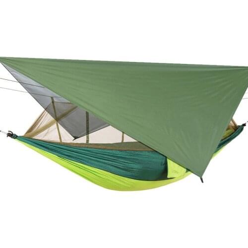 Camping Hammock with Mosquito Net / Under Quilt Blanket/ Hammock Tarp Cover Fall Set Rainfly Camping Q9L4