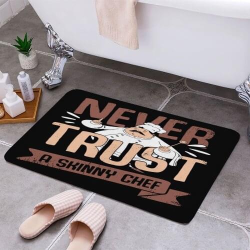 Cooking Chef Cook Design 3D Print Doormats Rectangle Non-Slip DoorMat Bedroom Kitchen Entrance Print Door rugs Dropshipping