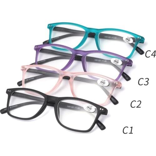 Fashion Small Reading Glasses for Woman Black Mans Cheap Square Frame for sale in high quality Discount Pink with cloth Blue