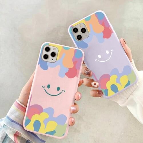Soft TPU Cover For Huawei Mate 20 Lite P30 P20 P40 Lite E Pro P Smart 2021 Y9 Prime Y6 Y7 2019 Nova 6 SE Lucky Smiley Case Funda