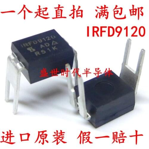 5/PCS NEW New Original Irfd9120 Irfd9120rj45 Dip-4 1.3a 100V MOS Tube