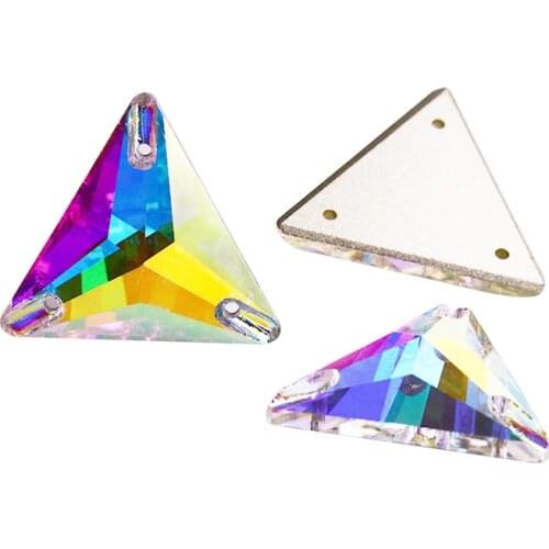 New Vintage Loose Rhinestones Transfer Designs K9 Glass 12mm 16mm 22mm Sew on Stones Top Quality Strass TR Shape Sewing Dress