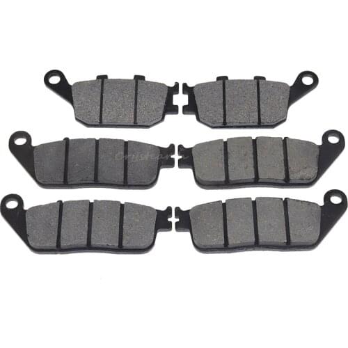 Motorcycle Front Rear Brake Pads For Honda VT 1100 C2 SHADOW 1995-, CB600 HORNET 1998-1999 For For KAWASAKI Z750 Z750S 2007