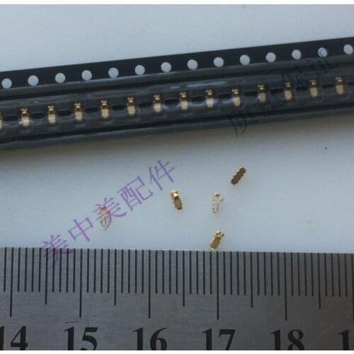 100PCS) Mobile phone flat antenna shrapnel 3.07 * 1.13 * 1.45MM mobile phone shrapnel battery contact gold plating