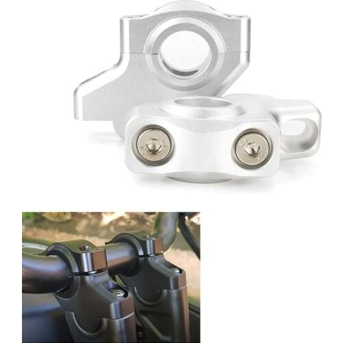 Fit For MV Agusta Brutale 1090 RR 22mm 7/8" Handlebar Risers Mounting Riser Standard Bar Extension Back Moved Up Offset