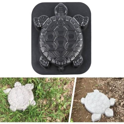 Manually Paving Cement Brick Molds Tortoise Shaped Path Maker Mold Garden Path Stone Molds Concrete Mould