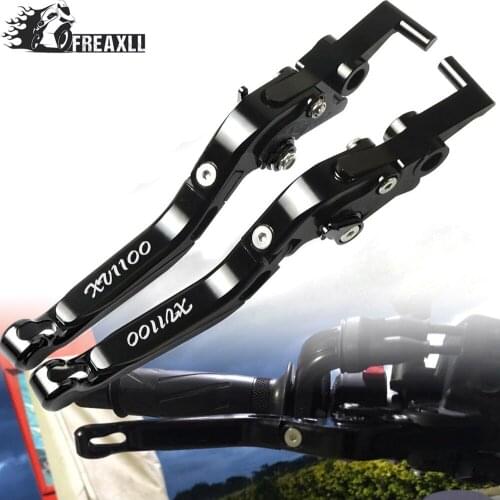 Motorcycle Brake Clutch Levers Adjustable Extending Folding Motor Brake Levers For YAMAHA XV1100 XV 1100 Virago 1986 - 1998