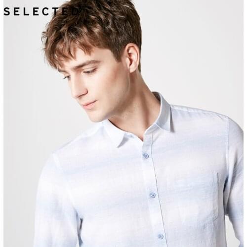 Мужские льняные рубашки SELECTED China At AliExpress