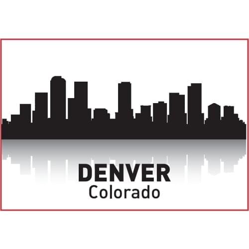 Colorado Denver Skyline Souvenir Fridge Magnets 20296