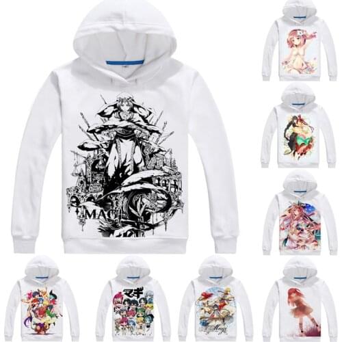 Magi The Labyrinth of Magic 3D Hoodies Men Hip Hop Multi-style Long Sleeve Hoodie Aladdin Sinbad Cosplay Anime Sweatshirts Women