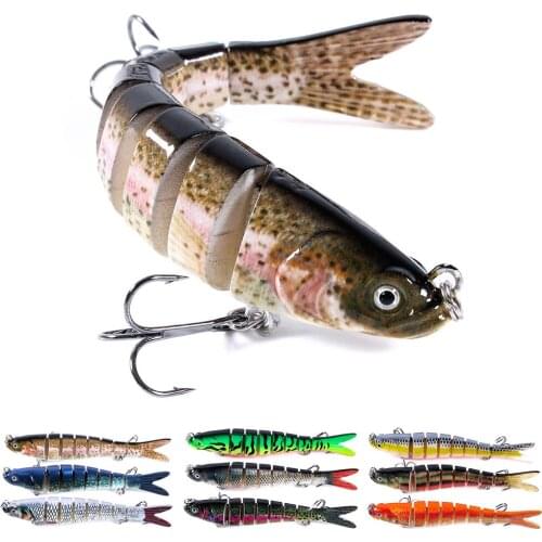 Sinking Fishing Lures 10cm 11g Fishing Lures Jointed Swimbait 8 Segment Hard Artificial Bait Crankbait pesca Fishing Tackle Lure