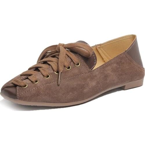 Spring And Autumn New Ladies Flat Shoes Wild Casual Designer Style Comfortable Retro High Quality Fashion Single Shoes B25-66