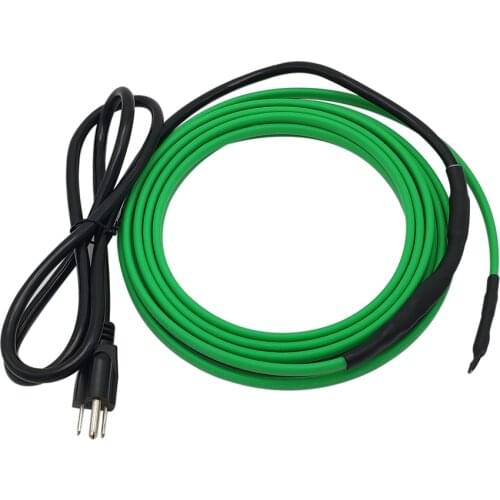 1~10m Water Pipe Heating Snow Melting Self Regulating Electric Heating Cable/Wire Kits with EU/US Plug Pre-assembled
