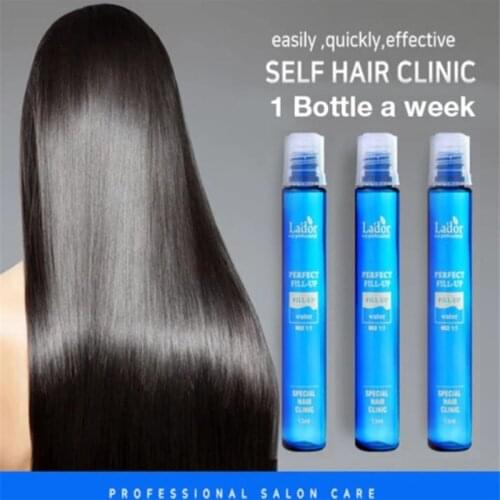 1PC LADOR Perfect Hair Fill-Up Protein Hair Ampoule Keratin Hair treatment best hair care products Korea Cosmetics 13ML