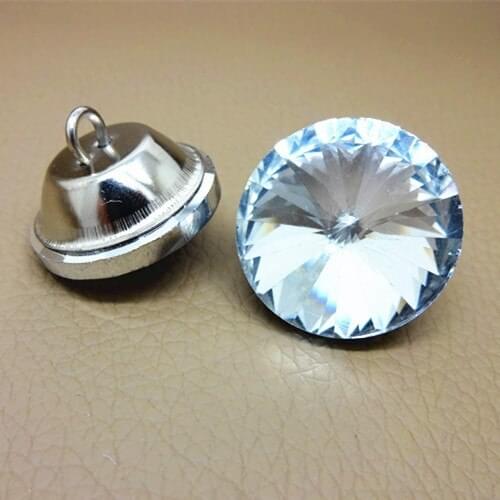 1000 pieces/lot) 20mm Sewing Craft Round Cluster Crystal Rhinestone Button Lot Wedding Buckle Headboard Craft