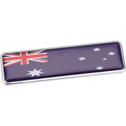 3D Metal Alloy National Emblem Country Australia Australian Flags Car Stickers For Auto Windows Doors Trunks Decoration 10X3CM