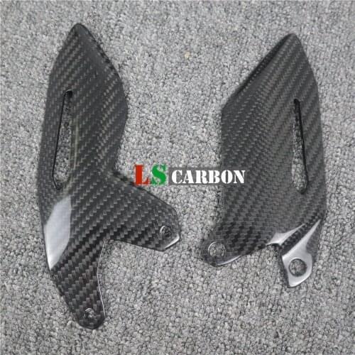 Full Carbon Fiber Motorcycle Accessories Bottom Engine Covers/Lower Side Panels For Kawasaki H2
