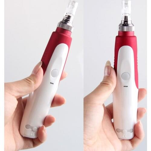 Auto Micro Needle Roller Wrinkle Removal Anti Aging Acne Removal Skin Care Pen Stamp