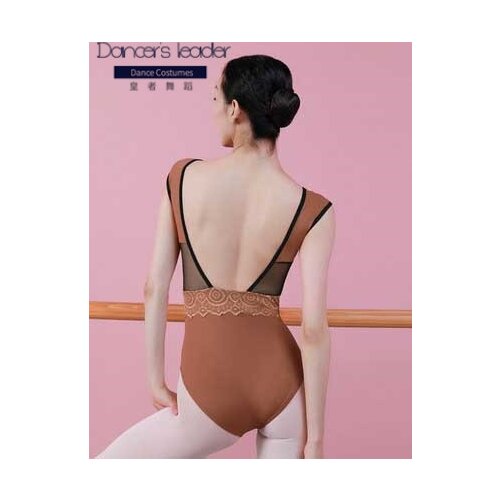 Ballet Leotard For Womens Exercise Wear Lace Mesh Leotard Rhythmic Gymnastics Clothing Professional Dance Wear Sexy Swimwear