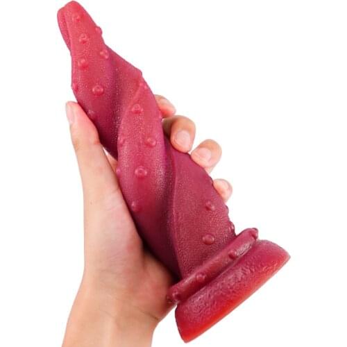 Bestco 18 + Dildos Anal Plug 220MM Longth Erotic Adult Sex Toys G-Spot Prostate Massage Vagina Anus Stimulator Goods For Women