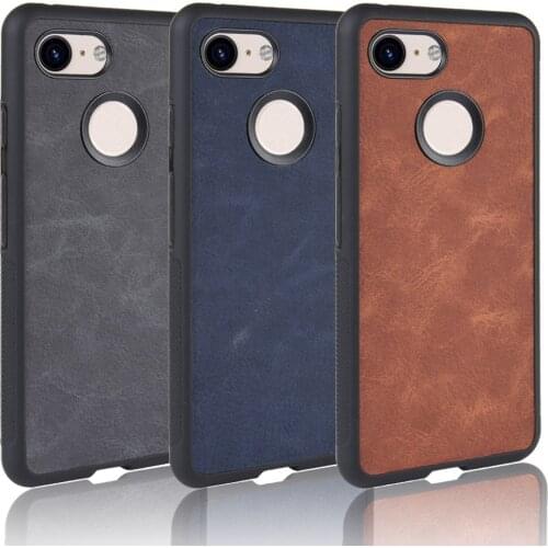 For Google Pixel 3 XL Case Google Pixel 3 Soft Edge Sheep Skin PU Leather Hard Phone Cover For Google Pixel XL3 Pixel3 Back Case