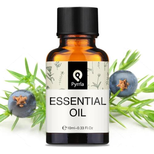 PYRRLA Tangerine Essential Oil 10ML Black Pepper Citronella Fragrance Diffuser Soap Making Humidifier Aromatherapy AirFreshening