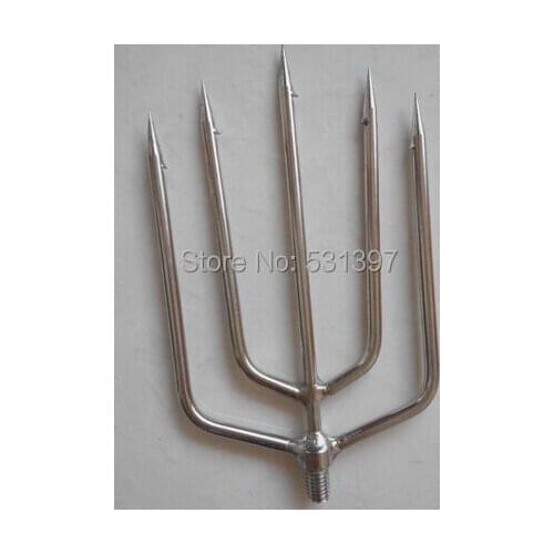 Hot sale five Tine stainless steel fishing gaff