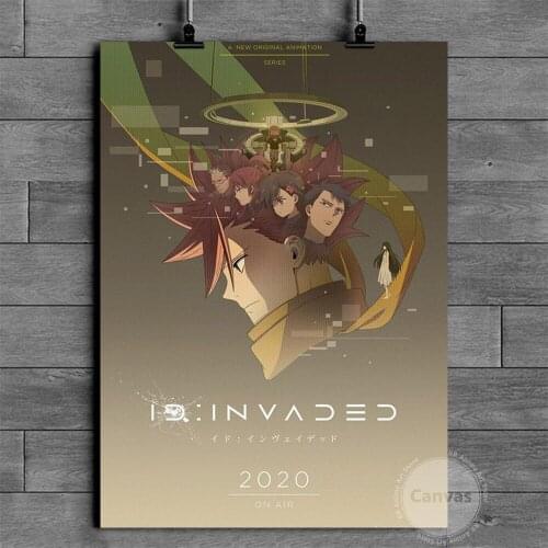 Canvas Anime ID_INVADED Pictures Home Manga Decoration Paintings Poster HD Prints Wall Art Modular Living Room
