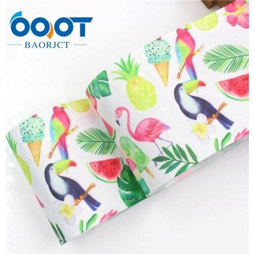 3 inch 75mm Cartoon Printed grosgrain ribbon , 10 yards DIY handmadeHair accessories Material wedding gift wrap