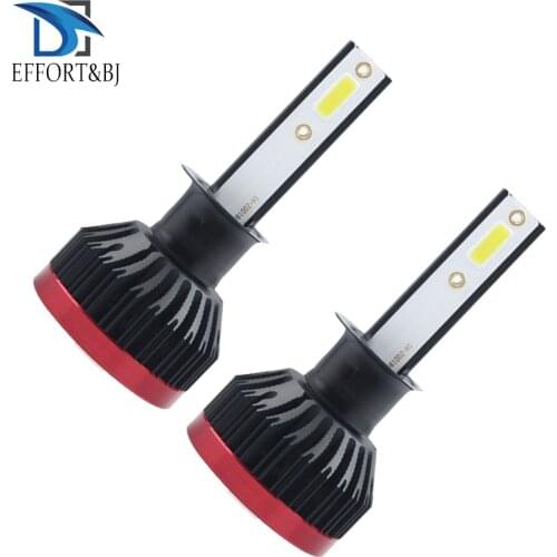 Effort&BJ K1-1 Car LED Headlight H1 H3 H7 H4 H8 H9 H11 9012 9005 9006 Auto Bulb 80W 6000LM 6000K