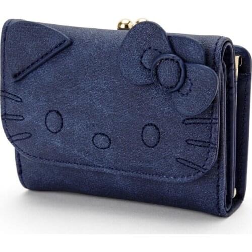 Hot Sale Fashion Cute Cartoon Cat Pu Bag Coin Purse Key Case Card package wallet