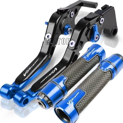 Motorcycle CNC Adjustable Foldable Brake Clutch Lever Handle Grips FOR SUZUKI DL650 DL1000 V-STROM VSTROM V STROM DL 1000 650