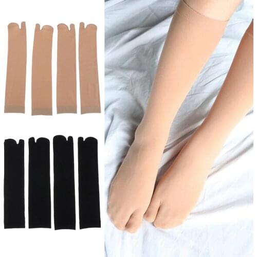 2 Pairs Unisex Japanese Toe Socks Kimono Flop Sandal Split Toe Tabi Ninja Socks