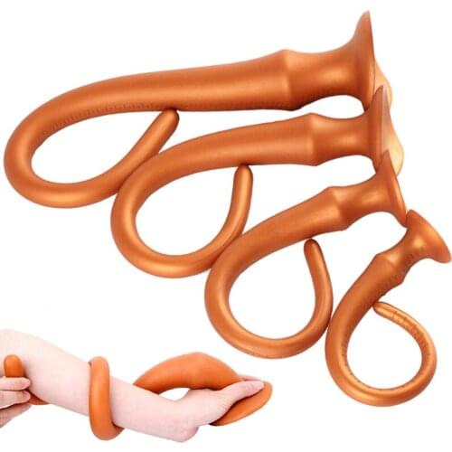 Super Long Anal Plug Huge Butt Plug Prostate Massage Dildo Adult Large Anal Sex Toys For Men Female Anus Expansion Stimulator 18