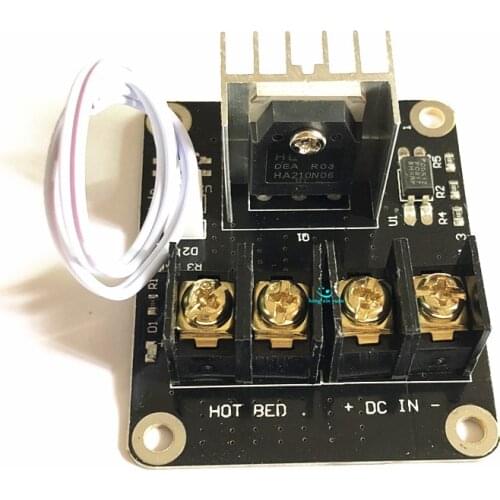 3D Printer Hot Bed Power Expansion Board Heating Controller MOSFET High Current Load Module 25A 12V or 24V for 3D Printer Parts